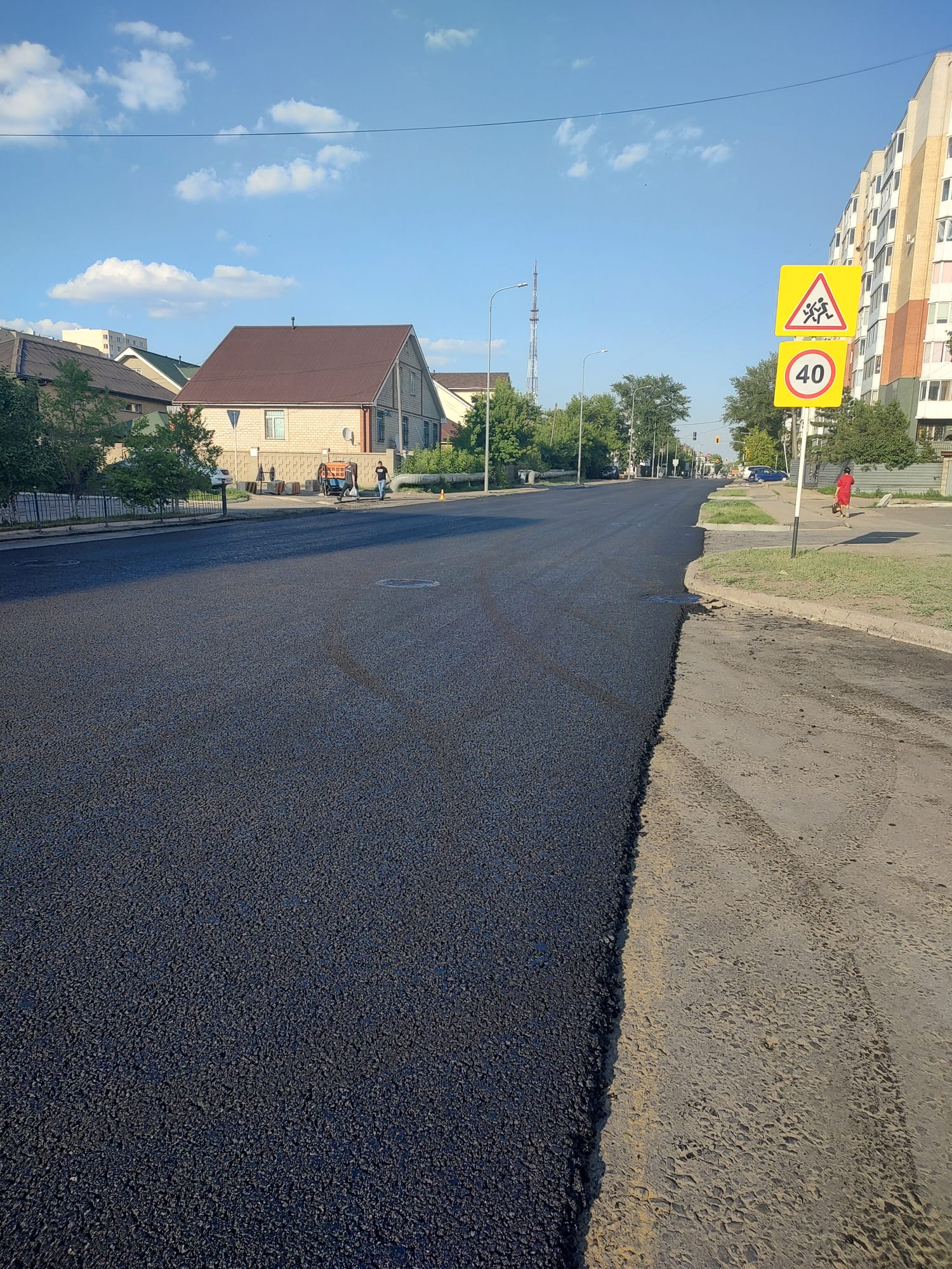 Астана, Казахстан – улица Московская (ЩМА-20 с ПКМ Veleton)