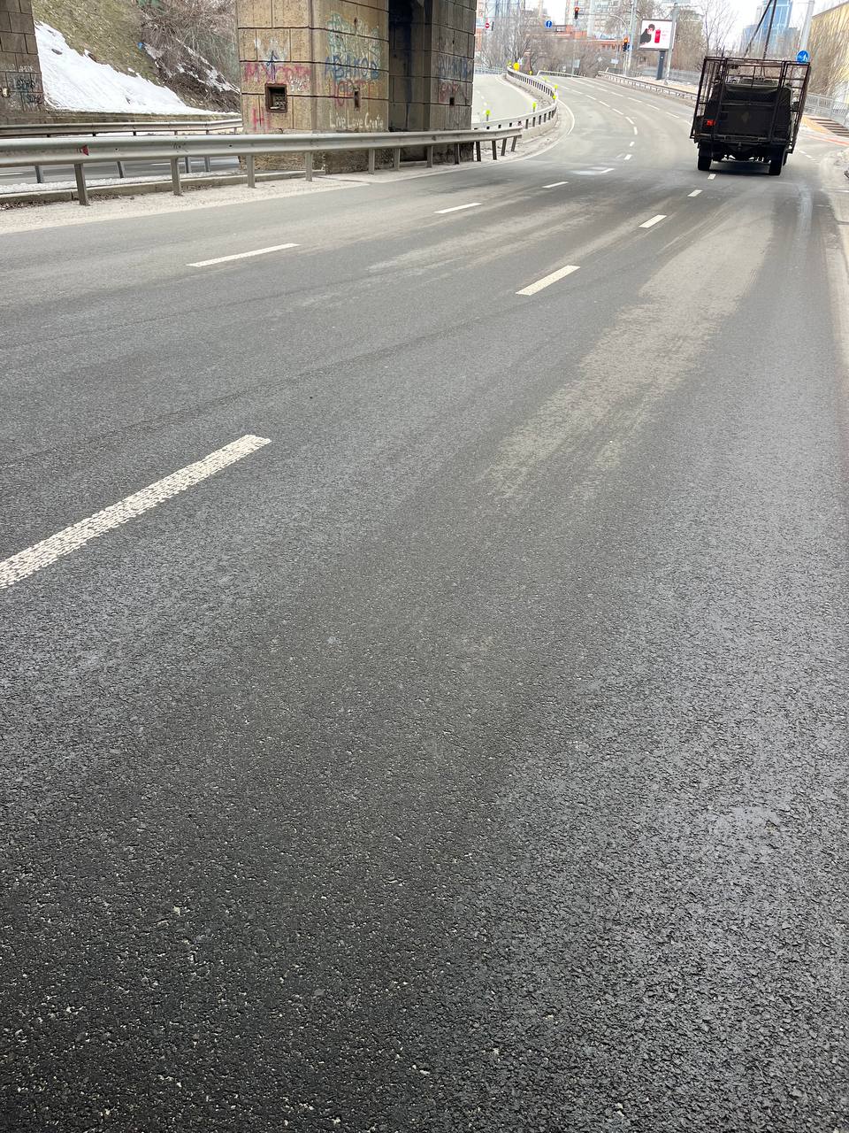 Аудит покрытия: участок под мостом на ул. Василия Липковского